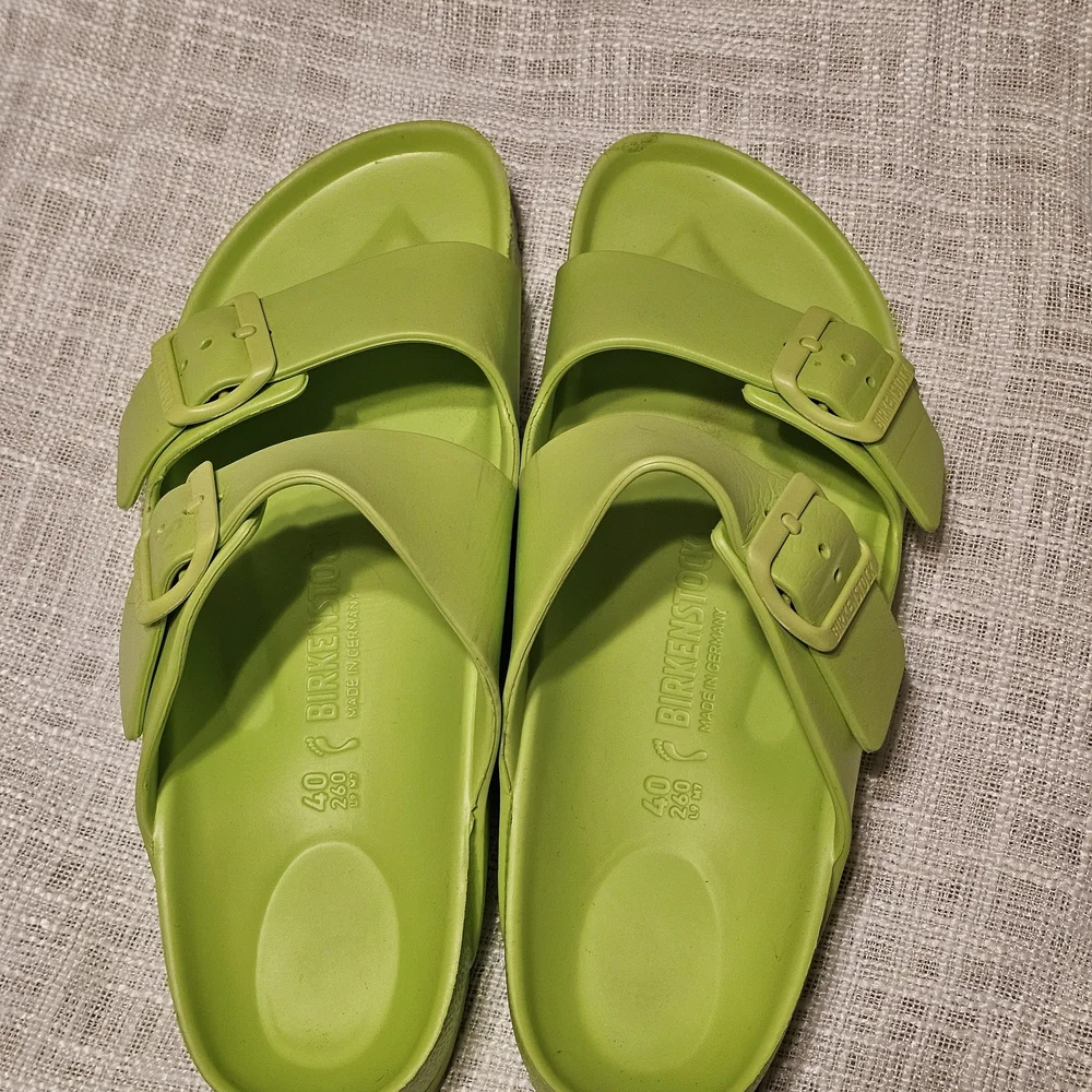 Birkenstock Lime Sandals - Picture 2 of 7